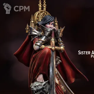Описание картинки Sister Ardanna Pillar of the Faith от Бруталити по цене 200руб | Свободный Рынок Миниатюр - СРМ