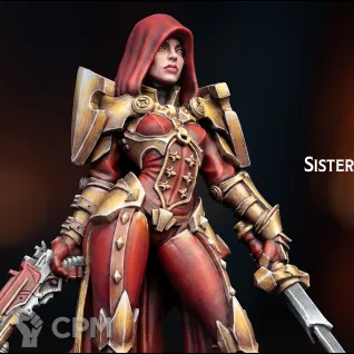 Описание картинки Sister Celenia Scout от Бруталити по цене 200руб | Свободный Рынок Миниатюр - СРМ