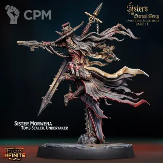 Описание картинки Sister Morwena Tob Sealer, Undertaker от Бруталити по цене 200руб | Свободный Рынок Миниатюр - СРМ