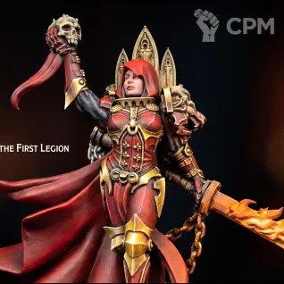 Описание картинки Sister Reyallia Sanctifier of the First Legion от Бруталити по цене 200руб | Свободный Рынок Миниатюр - СРМ