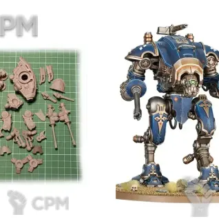 Описание картинки Armiger Helverin от 3D Mechanicus по цене 550руб | Свободный Рынок Миниатюр - СРМ