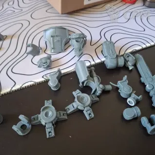 Описание картинки Knight Destrier 1 от 3D Mechanicus по цене 1 000руб | Свободный Рынок Миниатюр - СРМ