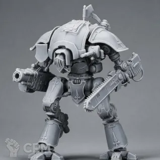 Описание картинки Knight Destrier 2 от 3D Mechanicus по цене 1 000руб | Свободный Рынок Миниатюр - СРМ