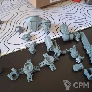 Описание картинки Knight Destrier 2 от 3D Mechanicus по цене 1 000руб | Свободный Рынок Миниатюр - СРМ