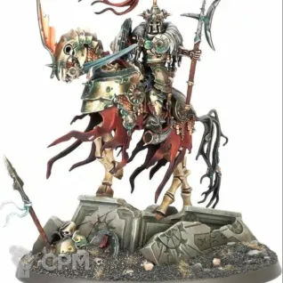 Описание картинки Wight King on Skeletal Steed от WastelandMiniatures по цене 500руб | Свободный Рынок Миниатюр - СРМ