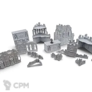 Описание картинки Набор Террейна 11th Редакции - Adeptus Sororitas от Terrain Print по цене 3 000руб | Свободный Рынок Миниатюр - СРМ