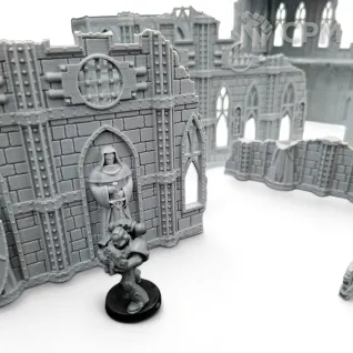 Описание картинки Набор Террейна 11th Редакции - Adeptus Sororitas от Terrain Print по цене 3 000руб | Свободный Рынок Миниатюр - СРМ