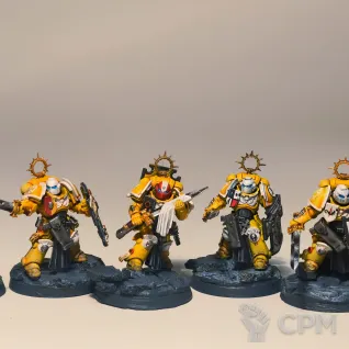 Описание картинки Bladeguard veteran squad + покрас от No1se knight по цене 850руб | Свободный Рынок Миниатюр - СРМ