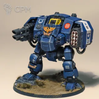 Описание картинки Balistus dreadnought + покрас от No1se knight по цене 750руб | Свободный Рынок Миниатюр - СРМ