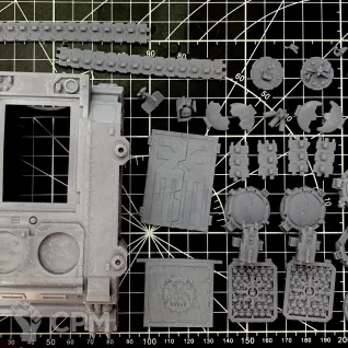 Описание картинки Khorne Rhino от R.E.print по цене 700руб | Свободный Рынок Миниатюр - СРМ