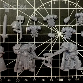 Описание картинки Masters of the Chapter от R.E.print по цене 450руб | Свободный Рынок Миниатюр - СРМ