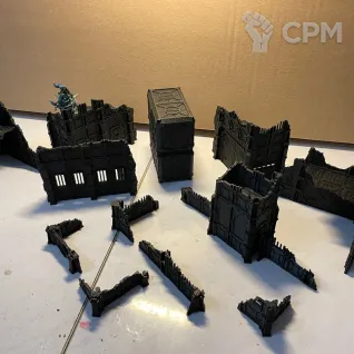 Описание картинки [КОПИЯ] Террейн для Warhammer 40K 11th (sci-fi) - №1 от gatzerano по цене 2 000руб | Свободный Рынок Миниатюр - СРМ