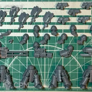 Описание картинки Iron Hands Gorgon Terminators от Recruiter по цене 650руб | Свободный Рынок Миниатюр - СРМ