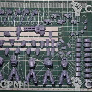 Описание картинки Iron Warriors Dominator Cohort от Recruiter по цене 650руб | Свободный Рынок Миниатюр - СРМ