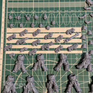Описание картинки Chaos Legionnaries Squad от Recruiter по цене 700руб | Свободный Рынок Миниатюр - СРМ