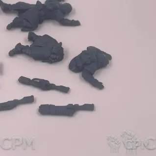 Описание картинки Павшие Бойцы Крига от Подземный человек по цене 200руб | Свободный Рынок Миниатюр - СРМ