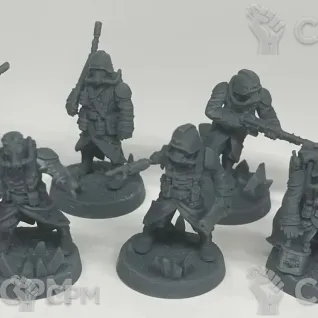 Описание картинки Krieg Acolytes Криговцы от Подземный человек по цене 250руб | Свободный Рынок Миниатюр - СРМ