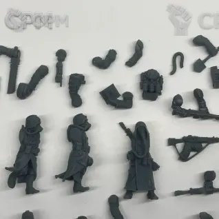 Описание картинки Krieg Acolytes Криговцы от Подземный человек по цене 250руб | Свободный Рынок Миниатюр - СРМ