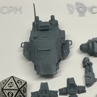 Описание картинки IMPERIAL ARMOURED SENTINEL от Подземный человек по цене 300руб | Свободный Рынок Миниатюр - СРМ