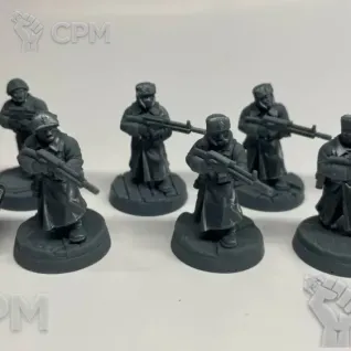 Описание картинки Вальхалльские Ледяные Воины Valhallan Ice Warriors от Подземный человек по цене 250руб | Свободный Рынок Миниатюр - СРМ