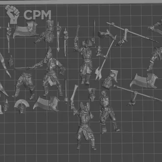 Описание картинки Gundabad Orc Warband (2013), upgrade 14 моделей от WastelandMiniatures по цене 650руб | Свободный Рынок Миниатюр - СРМ