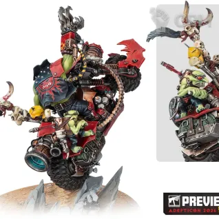 Описание картинки Wazdakka Gutsmek (2026) от WastelandMiniatures по цене 800руб | Свободный Рынок Миниатюр - СРМ