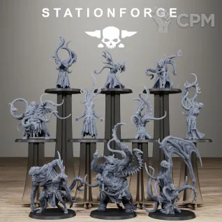 Описание картинки Corrupted Guard Possessed Demon от WastelandMiniatures по цене 550руб | Свободный Рынок Миниатюр - СРМ