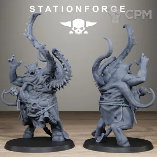 Описание картинки Corrupted Guard Possessed Demon от WastelandMiniatures по цене 550руб | Свободный Рынок Миниатюр - СРМ
