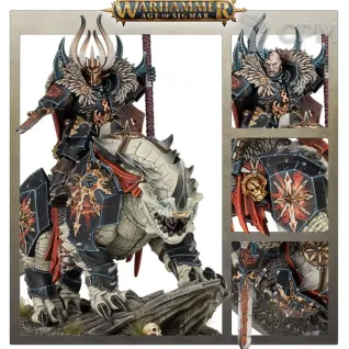 Описание картинки Chaos Lord on Karkadrak от WastelandMiniatures по цене 500руб | Свободный Рынок Миниатюр - СРМ