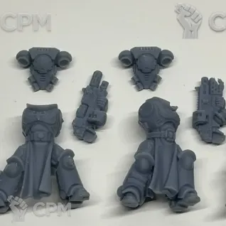Описание картинки Space Marines: Sternguard Veteran Squad от Подземный человек по цене 300руб | Свободный Рынок Миниатюр - СРМ