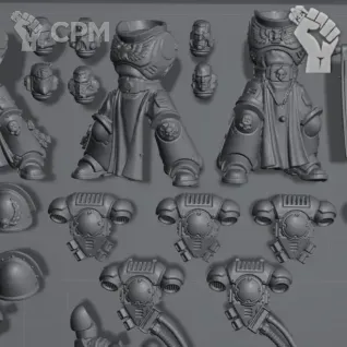 Описание картинки Space Marines: Sternguard Veteran Squad от Подземный человек по цене 300руб | Свободный Рынок Миниатюр - СРМ