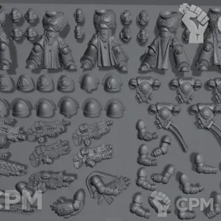 Описание картинки Space Marines: Sternguard Veteran Squad от Подземный человек по цене 300руб | Свободный Рынок Миниатюр - СРМ