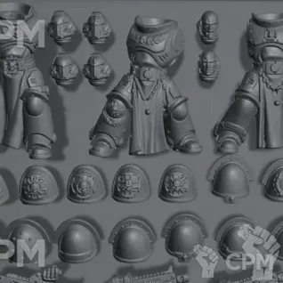 Описание картинки Space Marines: Sternguard Veteran Squad от Подземный человек по цене 300руб | Свободный Рынок Миниатюр - СРМ