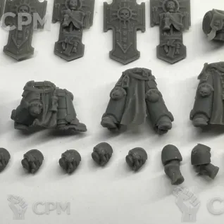 Описание картинки Space Marines Bladeguard Veterans от Подземный человек по цене 300руб | Свободный Рынок Миниатюр - СРМ
