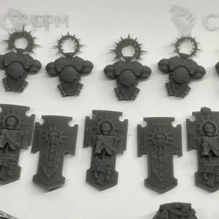 Описание картинки Space Marines Bladeguard Veterans от Подземный человек по цене 300руб | Свободный Рынок Миниатюр - СРМ