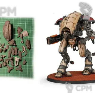 Описание картинки Mechanicum Knight Moirax от 3D Mechanicus по цене 550руб | Свободный Рынок Миниатюр - СРМ