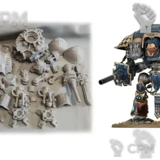 Описание картинки Imperial Knight от 3D Mechanicus по цене 1 700руб | Свободный Рынок Миниатюр - СРМ