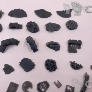 Описание картинки Мешки с песком, трубы, снаряды, решетки и Т.Д от Подземный человек по цене 200руб | Свободный Рынок Миниатюр - СРМ