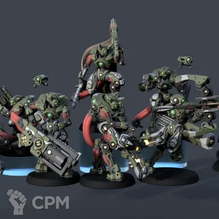 Описание картинки Kroot Carnivore Squad от Tridax Forge по цене 350руб | Свободный Рынок Миниатюр - СРМ