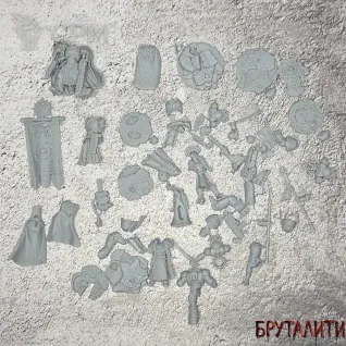 Описание картинки Captain Titus and The Wardens of Ultramar от Бруталити по цене 700руб | Свободный Рынок Миниатюр - СРМ