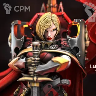 Описание картинки Lady Iskara of the Veiled Throne от Бруталити по цене 200руб | Свободный Рынок Миниатюр - СРМ