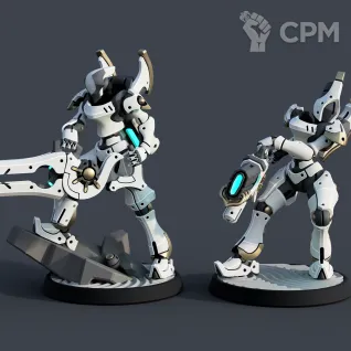Описание картинки Wraithguard (5 гвардейцев) от Tridax Forge по цене 450руб | Свободный Рынок Миниатюр - СРМ
