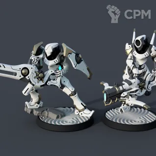 Описание картинки Wraithguard (5 гвардейцев) от Tridax Forge по цене 450руб | Свободный Рынок Миниатюр - СРМ