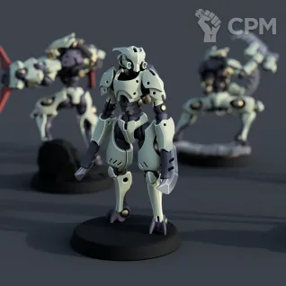 Описание картинки Striking Scorpions (10 скорпионов) от Tridax Forge по цене 450руб | Свободный Рынок Миниатюр - СРМ