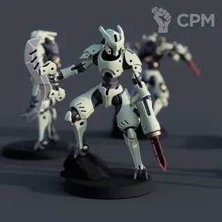 Описание картинки Striking Scorpions (10 скорпионов) от Tridax Forge по цене 450руб | Свободный Рынок Миниатюр - СРМ
