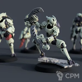 Описание картинки Striking Scorpions (10 скорпионов) от Tridax Forge по цене 450руб | Свободный Рынок Миниатюр - СРМ