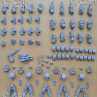 Описание картинки Cataphractii Terminators х5 от LexxGreen по цене 450руб | Свободный Рынок Миниатюр - СРМ