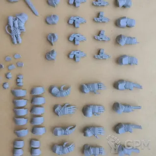 Описание картинки Cataphractii Terminators х5 от LexxGreen по цене 450руб | Свободный Рынок Миниатюр - СРМ