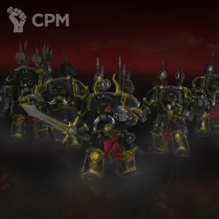 Описание картинки [КОПИЯ] Chaos Terminators (5 бойцов) от Tridax Forge по цене 500руб | Свободный Рынок Миниатюр - СРМ