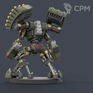 Описание картинки Broadside (один доспех с ракетами) от Tridax Forge по цене 500руб | Свободный Рынок Миниатюр - СРМ